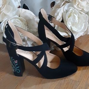 American glamour block heels